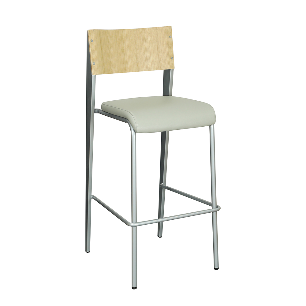 grey bar stool